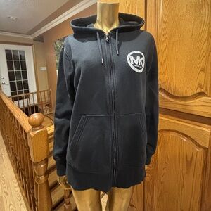 Michael Kors Black Hoodie with White Logo